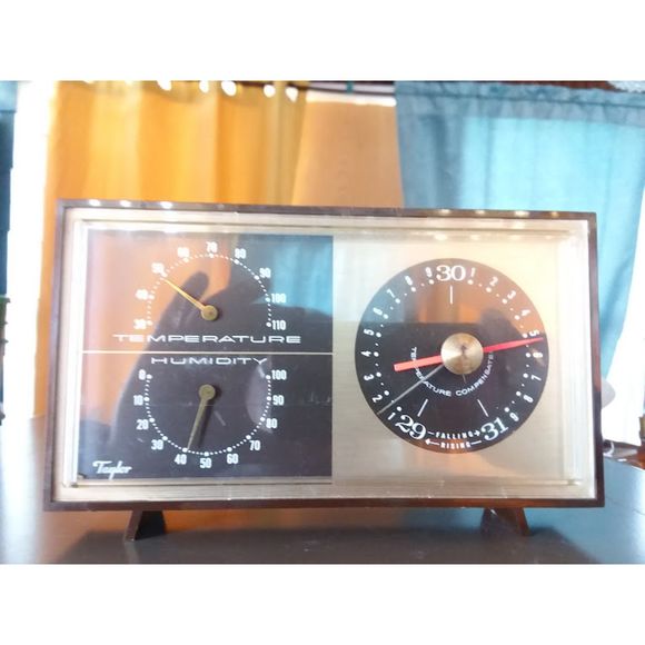 Vintage Taylor Instrumental Companies Desktop Weather Station - Picture 14 of 15